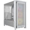CORSAIR FRAME 4000D RS ARGB Mid-Tower E-ATX Desktop Case (White)