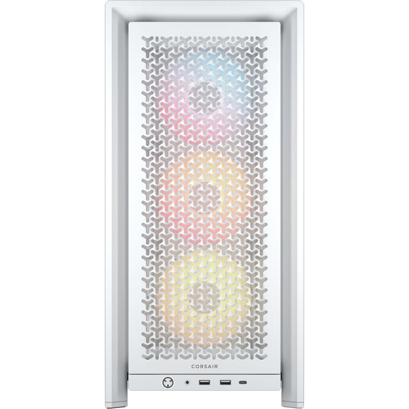 CORSAIR FRAME 4000D RS ARGB Mid-Tower E-ATX Desktop Case (White)