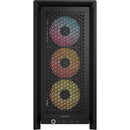 CORSAIR FRAME 4000D RS ARGB Mid-Tower E-ATX Desktop Case (Black)