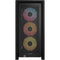CORSAIR FRAME 4000D RS ARGB Mid-Tower E-ATX Desktop Case (Black)