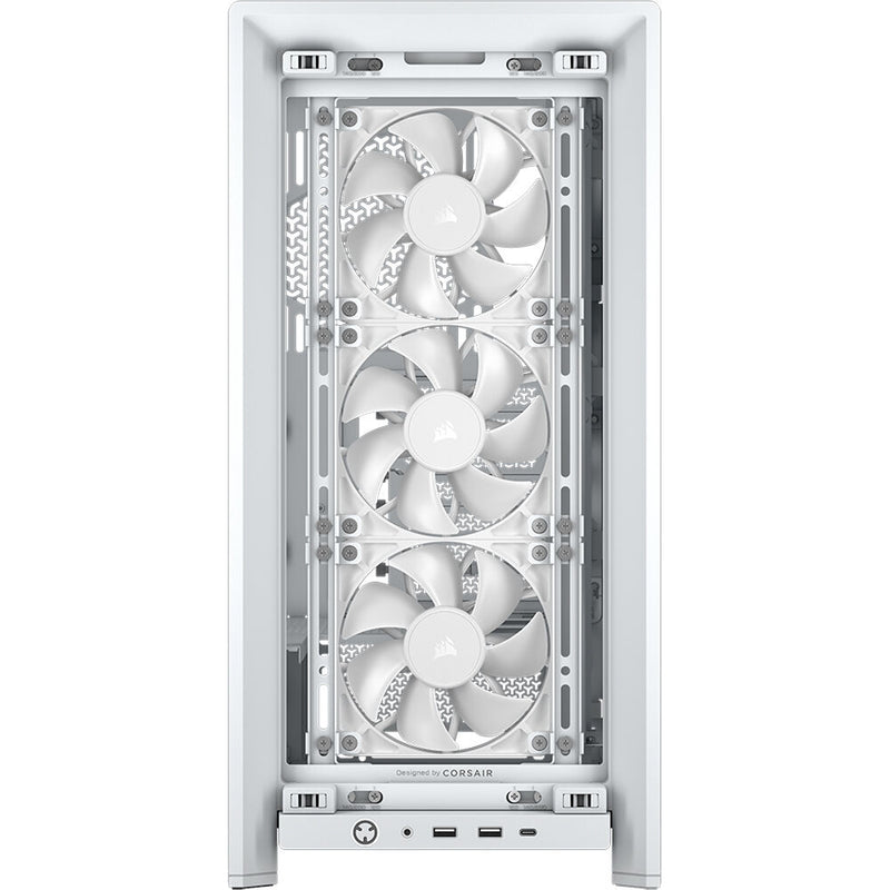 CORSAIR FRAME 4000D RS Mid-Tower E-ATX Desktop Case (White)