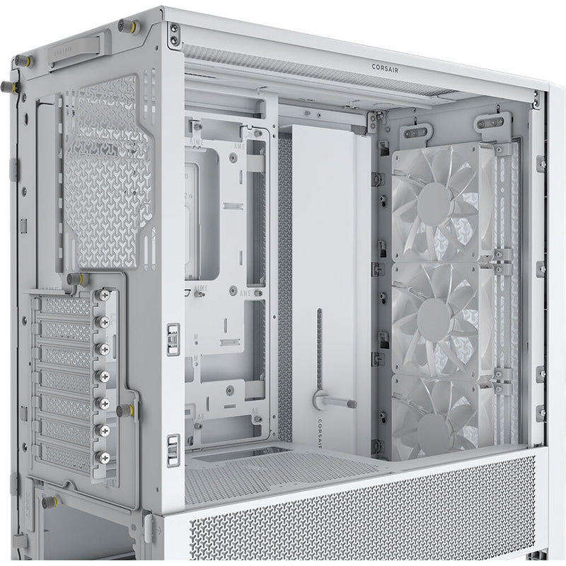 CORSAIR FRAME 4000D RS Mid-Tower E-ATX Desktop Case (White)