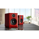 Audioengine A2+ Next Gen Wireless Bluetooth Speaker System (Hi-Gloss Red, Pair)