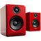 Audioengine A2+ Next Gen Wireless Bluetooth Speaker System (Hi-Gloss Red, Pair)