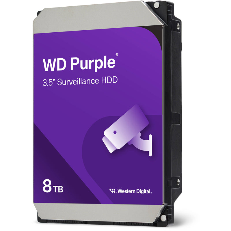 WD 8TB Purple 5640 rpm SATA III 3.5" Internal Surveillance HDD (Retail)