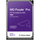 WD 22TB Purple Pro 7200 rpm SATA III 3.5" Internal Surveillance Hard Drive (Retail, 4-Pack)
