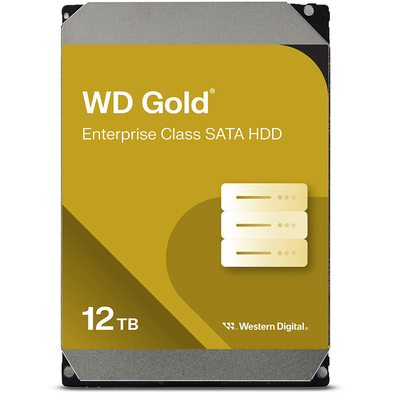WD 12TB Gold 7200 rpm SATA III 3.5" Internal Enterprise HDD
