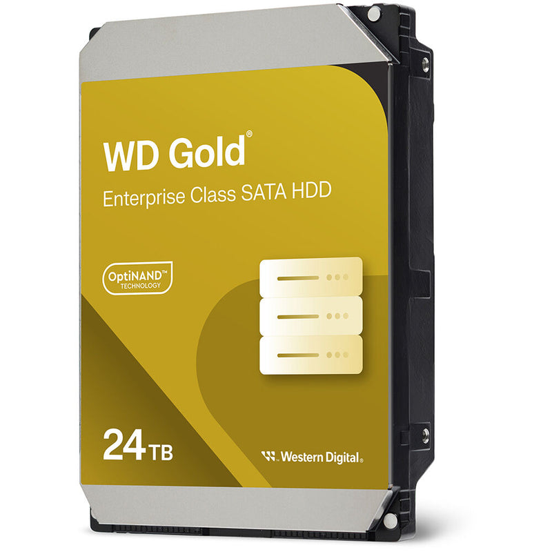 WD 24TB Gold 7200 rpm SATA III 3.5" Internal Enterprise HDD