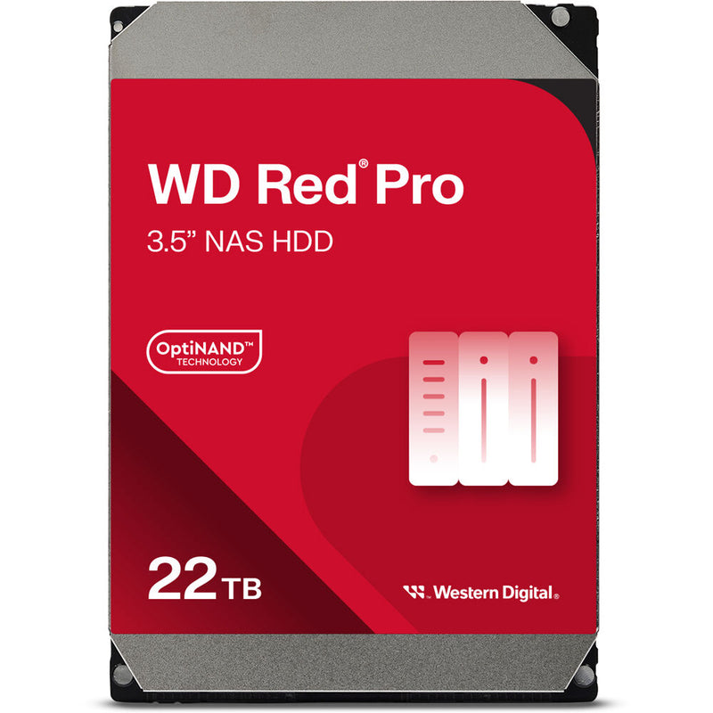 WD 22TB Red Pro 7200 rpm SATA III 3.5" Internal NAS HDD