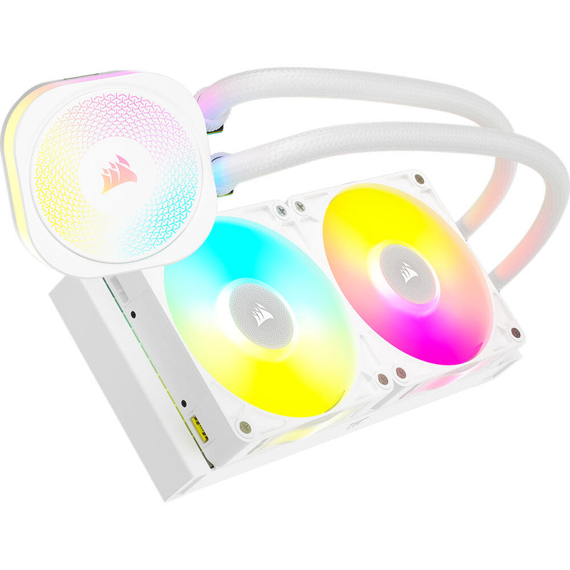 CORSAIR iCUE LINK TITAN RX RGB 240mm AIO Liquid CPU Cooler (White)