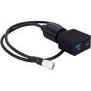 AUDIOROOT 10-24V 4-Pin Hirose Male to USB-C & USB-A Converter