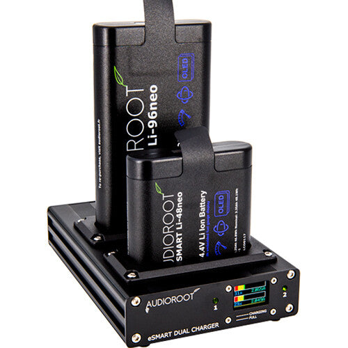 AUDIOROOT 2-Bay Smart Desktop Battery Charger