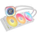 CORSAIR iCUE LINK TITAN RX LCD 360mm AIO Liquid CPU Cooler (White)