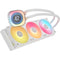 CORSAIR iCUE LINK TITAN RX LCD 360mm AIO Liquid CPU Cooler (White)