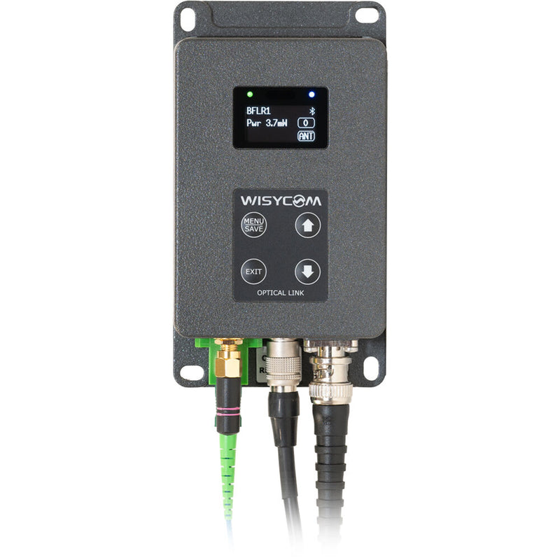 Wisycom BFLR1-F1 Portable RF-over-Fiber Receiver with BNC and SC/APC Connectors (470 to 758 MHz)