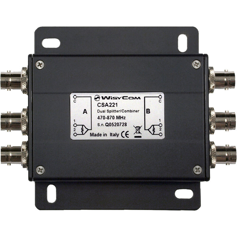 Wisycom CSA221 Dual Passive Wideband Combiner/Splitter (470 to 960 MHz)