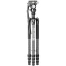 Sportich by Sirui SP024+B5X 4-Section Carbon Fiber Tripod