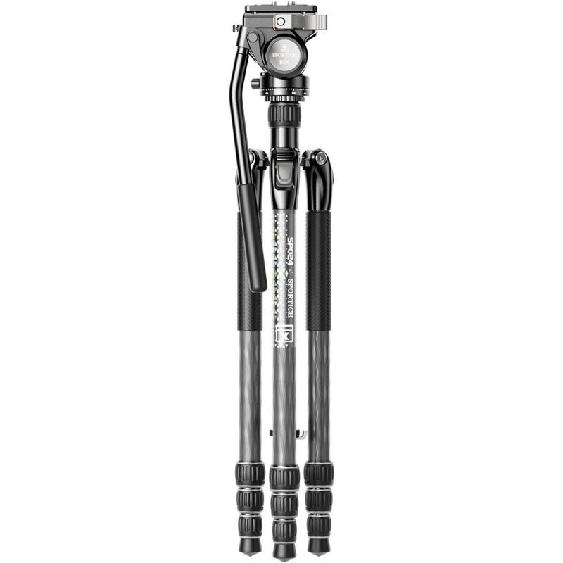 Sportich by Sirui SP024+B5X 4-Section Carbon Fiber Tripod