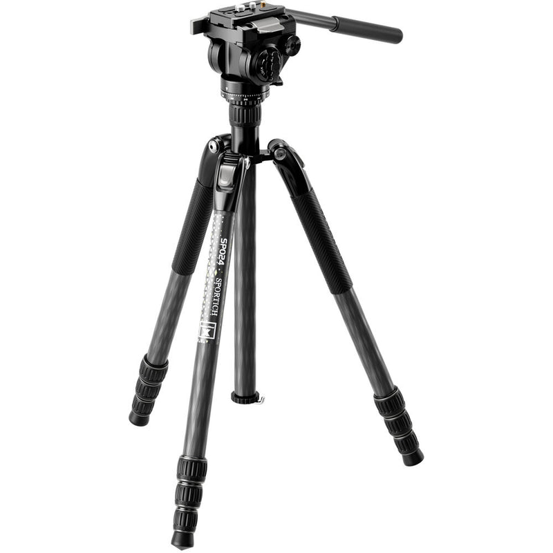 Sportich by Sirui SP024+B5X 4-Section Carbon Fiber Tripod