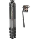 Sportich by Sirui SP124+B5X 4-Section Carbon Fiber Tripod