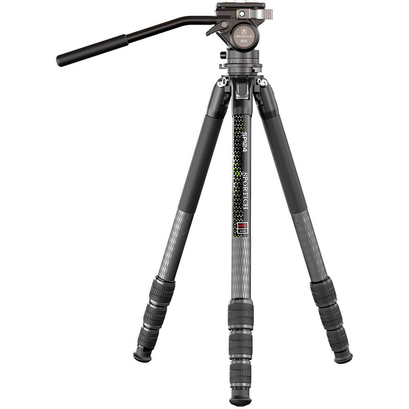 Sportich by Sirui SP124+B5X 4-Section Carbon Fiber Tripod