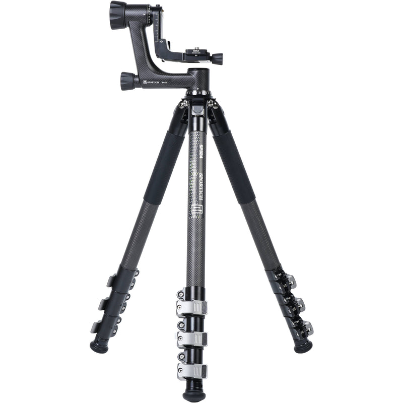 Sportich by Sirui SP324+BH-10 4-Section Carbon Fiber Tripod