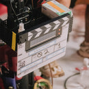 Filmsticks Timecode Gripsticks Clapper Sticks with Black-and-White Chevron (Medium)