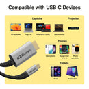 EZQuest DuraGuard USB-C to Standard HDMI Cable (7.2')