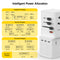 EZQuest WorldTravel 35W GaN 5-Port Wall Charger (White)