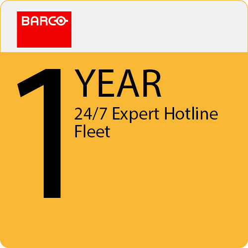 Barco 24/7 Expert Hotline 1-Year - Fleet