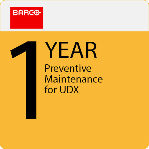 Barco 1-Year Preventive Maintenance for UDX