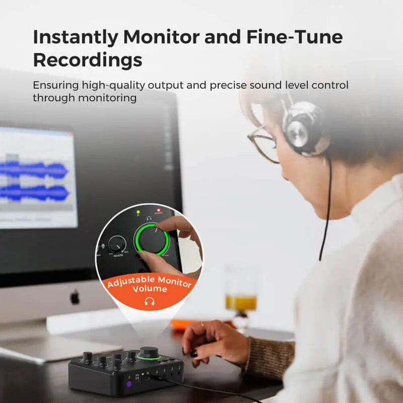 NearStream Nearity AMIX20B USB-C Audio Interface and Mixer