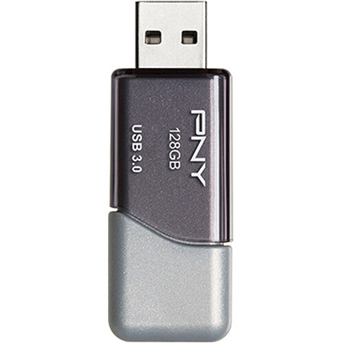 PNY 128GB Elite Turbo Attache 3 USB 3.2 Gen 1 Flash Drive (5-Pack)