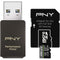 PNY 128GB Premier-X Prime UHS-I microSDXC Memory Card Kit