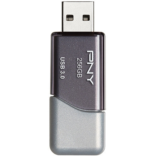 PNY 256GB Elite Turbo Attache 3 USB 3.2 Gen 1 Flash Drive (3-Pack)