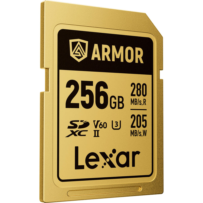 Lexar 256GB ARMOR GOLD UHS-II SDXC Memory Card