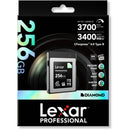 Lexar 256GB Professional DIAMOND CFexpress 4.0 Type B Memory Card