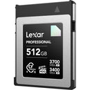 Lexar 512GB Professional DIAMOND CFexpress 4.0 Type B Memory Card