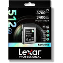 Lexar 512GB Professional DIAMOND CFexpress 4.0 Type B Memory Card