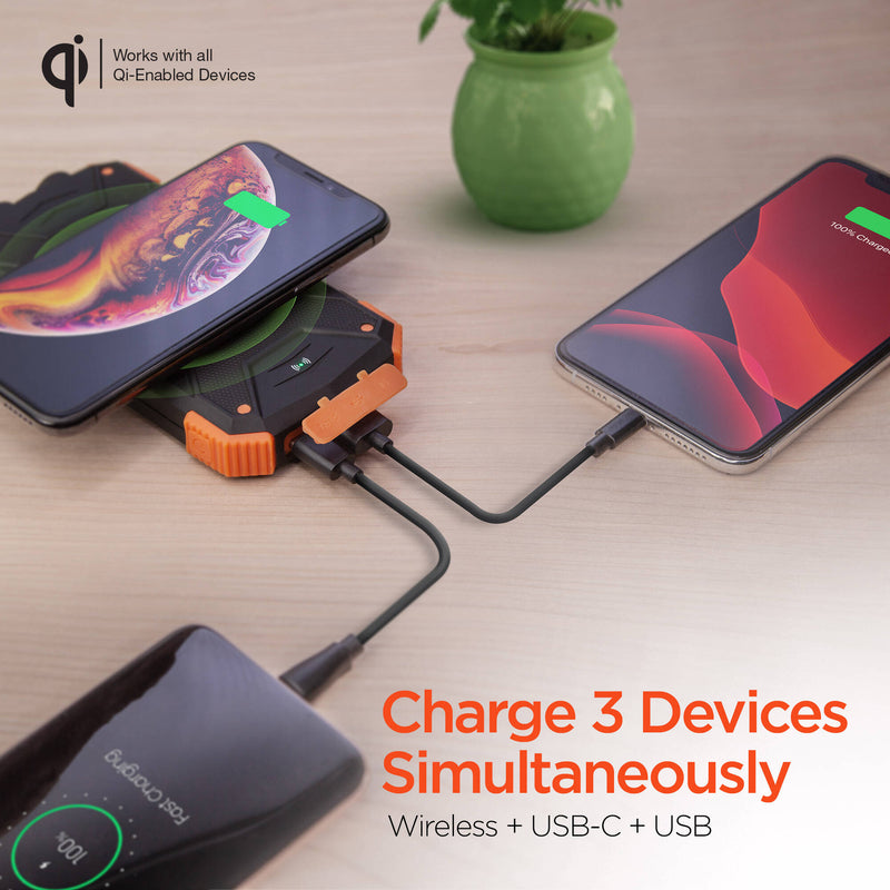 HyperGear Wireless Solar Power Bank (10,000mAh)