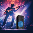ION Audio Trouper 300 Battery Powered Portable Speaker System with Lights and Wired Mic