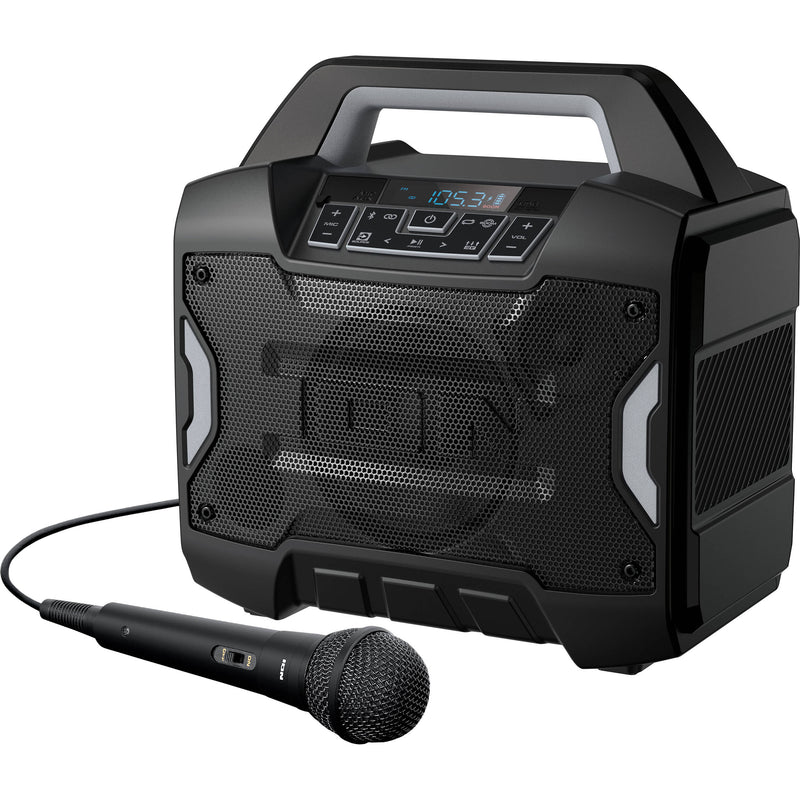 ION Audio Sport Boom All-Weather Rechargeable Speaker with Microphone
