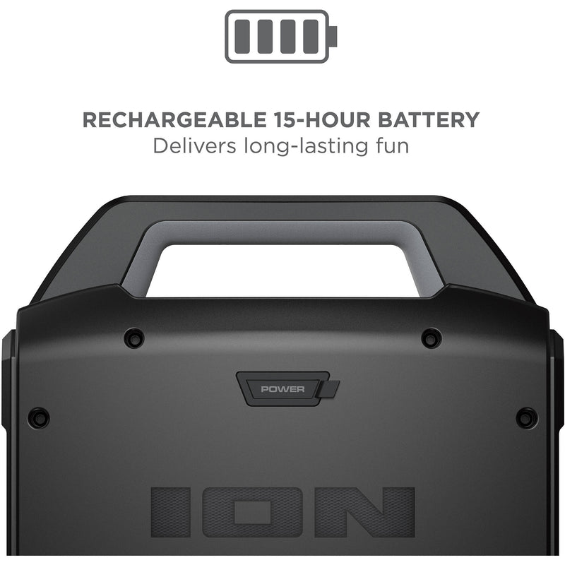 ION Audio Sport Boom All-Weather Rechargeable Speaker with Microphone
