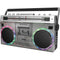 ION Audio Retro Glow Wireless Translucent Boombox with 10-Hour Battery