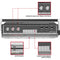 ION Audio Retro Glow Wireless Translucent Boombox with 10-Hour Battery