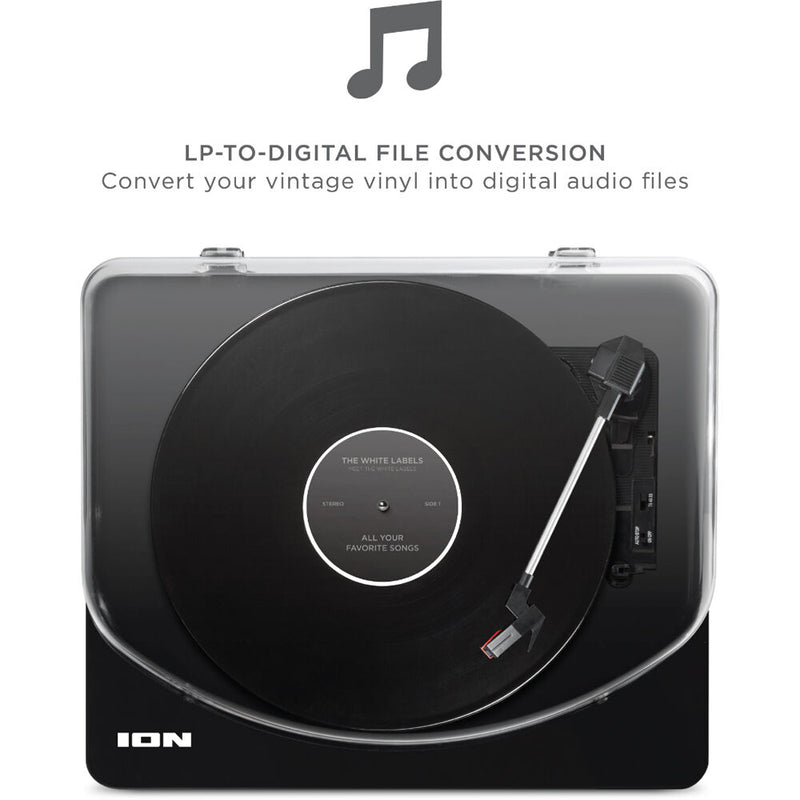 ION Audio Classic LP Manual 3-Speed Turntable with USB & EZ Vinyl Conversion Software