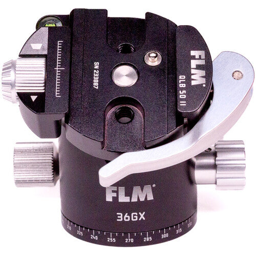 FLM 36GX Centerball Tripod Head with QLB-50 QR Clamp
