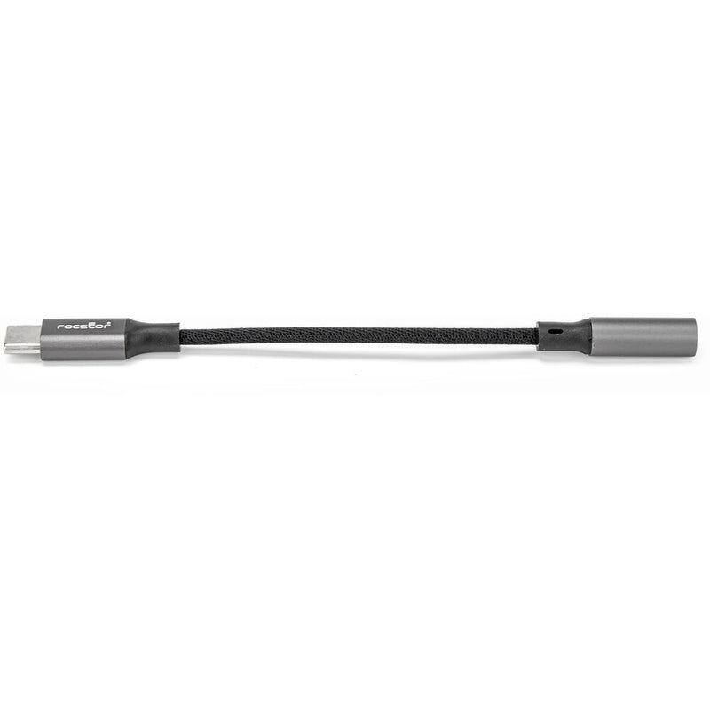 Rocstor USB-C to Hi-Res 3.5mm Audio Adapter (Black)