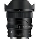 Sigma 20mm f/2 DG Contemporary Lens (L-Mount, Black)