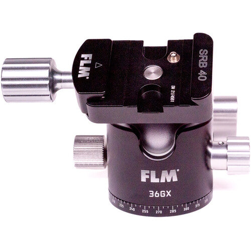FLM 36GX Centerball Tripod Head with SRB-40 QR Clamp